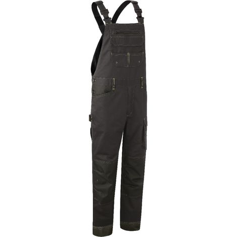 Cotte de travail Coton/Polyester - Anthracite 3XL - 60/62 (1/2)