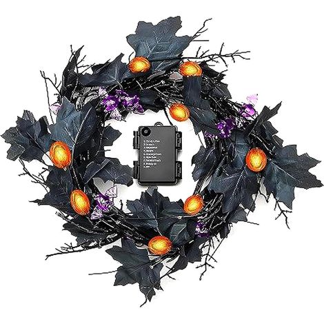 Guirlande Lumineuse Halloween - LED Lierre Saule Branche Décorative (1/5)