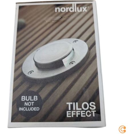 [NEUWERTIG] B-Ware Nordlux Wegeleuchte Gartenleuchte Tilos 1-Kit LED Edelstahl IP67 145mm Höhe (1/2)