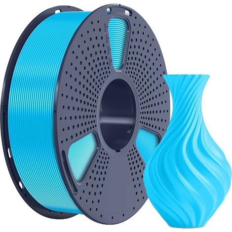 3D-Drucker-Filament, 1,75 mm Durchmesser, biologisch abbaubares Material, Himmelblau (1/2)