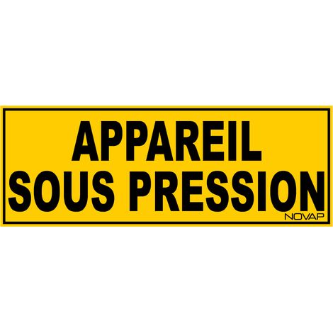 Panneau Appareil sous pression - Rigide 330x120mm - 4035055