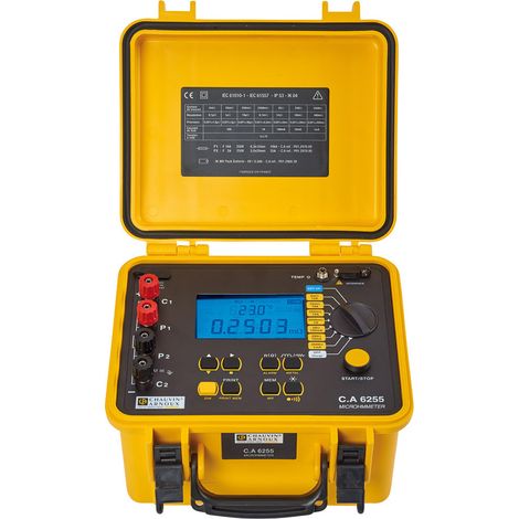 Chauvin Arnoux C.A 6255 Präzisions- und tragbarer Mikro-Ohmmeter (1/5)