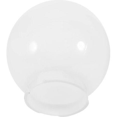 Abat-Jour Boule en Acrylique Blanc Lait 150mm, Globe de Rechange pour Luminaire Extérieur et Lampe de Jardin, Diffuseur Sphérique pour Éclairage de Pilier avec Ouverture de 8cm