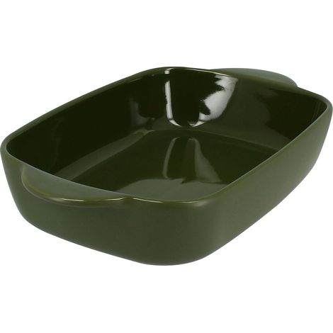 MENASTYL - OCTAVE PLAT A FOUR RECTANGLE 1 L VERT 27 X 16.5 CM EN GRES