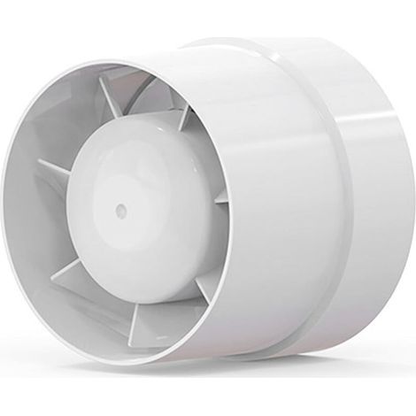 Ikodm – Ventilateur extracteur d'air 100mm – Débit 130 m³/h – Consommation 12W – Niveau sonore 34-40 dB – Pour salle de bain et cuisine (1/5)