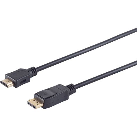 Câble adaptateur DisplayPort 1.2 HDMI-A 4K 3m S-IMPULS