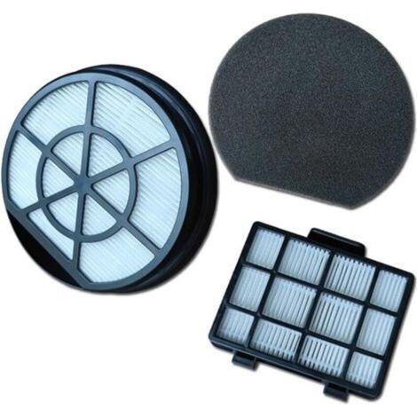 Un kit d'accessoires de filtre pour aspirateurs sans sac Bosch BBZ152EF Série 2 (BGC05…, BGS05…), en plastique, spécialement conçu pour les aspirateurs Bosch. (1/4)
