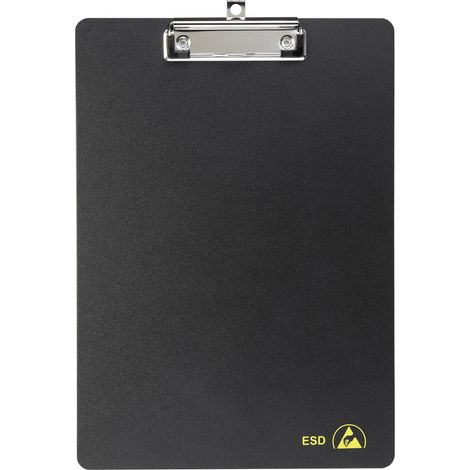 A5-235155 ESD-Klemmbrett 1 St. Schwarz (L x B) 235 mm x 155 mm