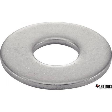 10 Rondelles Plates Larges Type L 16 mm - NFE 25514 - Inox A2 - D-Work