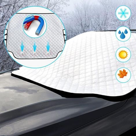 Frontscheibenabdeckung Winter Auto Schneeschutz Windschutzscheibenabdeckung (1/5)