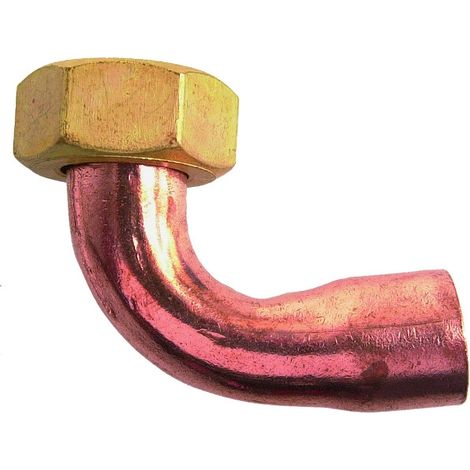 Raccord fer-cuivre 2 pièces coude douille 2GC - 1/2'' - 14 mm - DUMONT