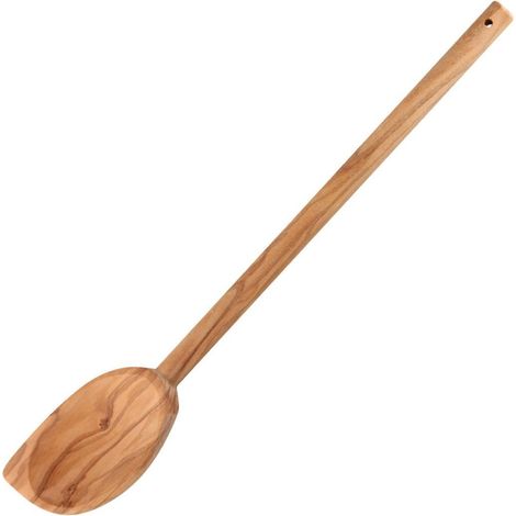 Fackelmann Kochlöffel spitz 30 cm OLIVE, Löffel aus Holz, Design-Küchenhelfer aus Oliven-Holz, robust und mit unverkennbarer Maserung (Farbe: Braun), Menge: 1 Stück"-"30851