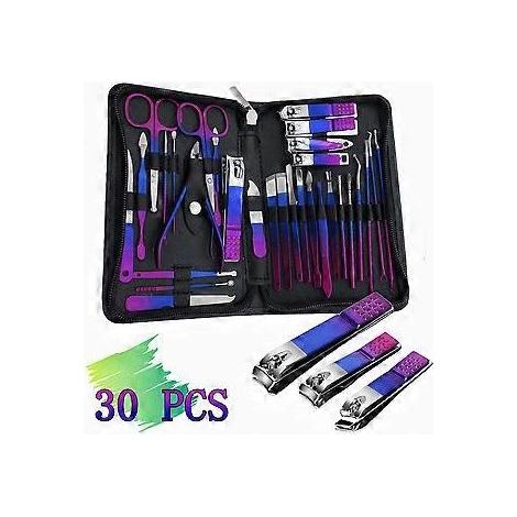 Kit de coupe-ongles professionnel et multifonctionnel portable pour la maison et les voyages