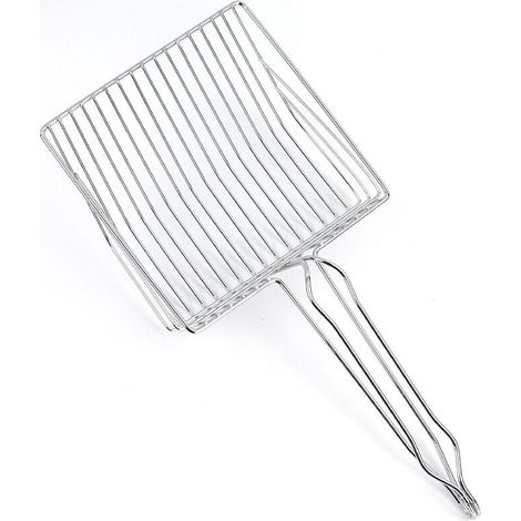Pelle à litière – pelle pour chat – pelle en métal – nettoyage – métal – argent (1/3)