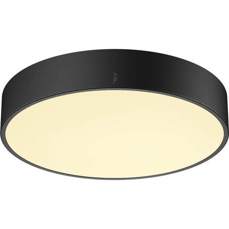 Plafoniera SLV Medo PRO 19 W 2400 lm 4000 K IP50 nero 1007292 Ø 38 cm dimmerabile per soggiorno (1/5)