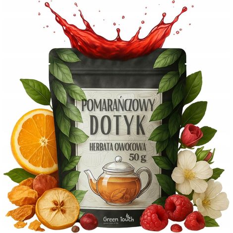 Thé aux fruits Orange Touch 50 g Aux fruits et à l'hibiscus blanc (1/5)