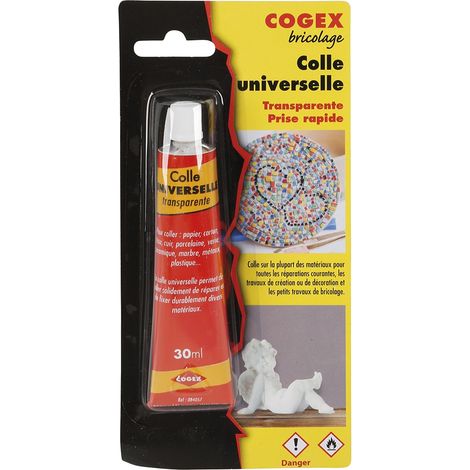 COLLE UNIVERSELLE 30ML TRANSPA COGEX