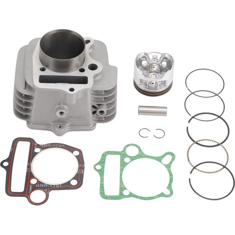 1 Kit Reconstruction Cylindre, Acier Inoxydable, Diamètre 56mm, Piston Joint, Pour YX 140cc Moto