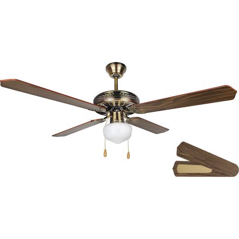 orbegozo ventilador techo 132 cm 1 e27 60w cl06132 m ref 12195