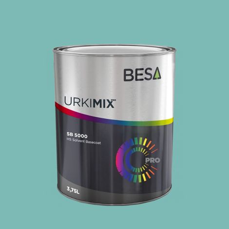 Pot de peinture Polyuréthane / bi composant Vert Clair RAL 6027 Mat - 1,5 kg