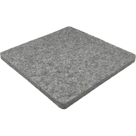 Tapis de repassage en laine couleur grise, 35,5 × 35,5 cm, feutre épais (1/3)