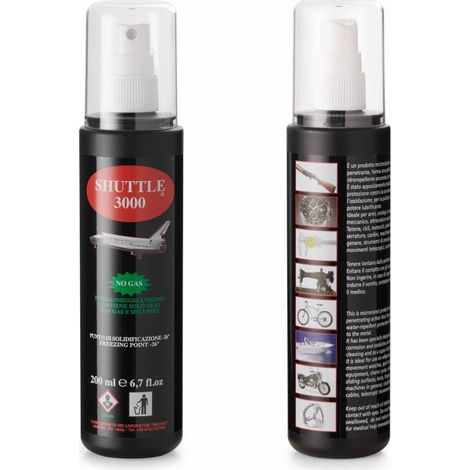 Olio lubrificante protettivo multiuso spray Shuttle 3000 da 200 ml MF-82