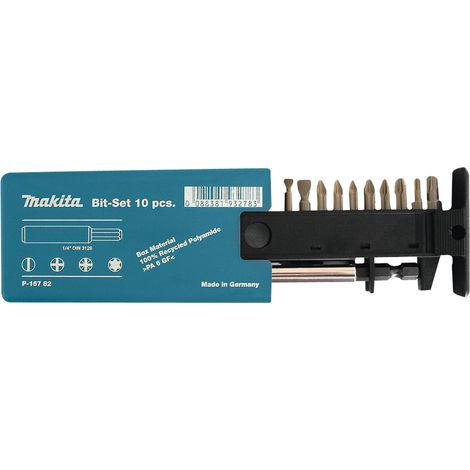 Makita 10tlg. Bit-Box mit Magnethalter - P-16782 (1/3)