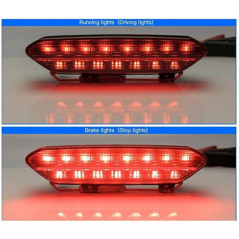 ATV LED-Rückleuchten, Bremslicht, Rückleuchte, schwarz (1/5)