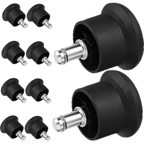 patins de rechange pour chaises de bureau roulettes robustes (1/5)