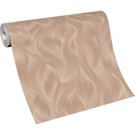 Papier peint feuille gris clair idéal salon  Tapisserie motif feuille grise claire salon & couloir  Papier peint intissé salle à manger (1/5)