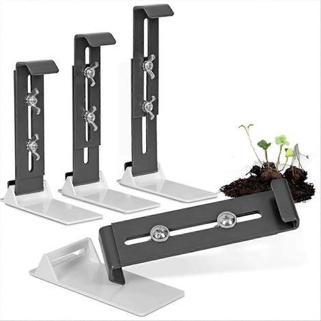 Fensterbank-Pflanzkästenhalterungen ohne Bohren – 4er-Set – Robust und höhenverstellbar (1/5)