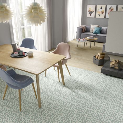 Carrelage Imitation Carreaux de Ciment DECO Nordic A 20x20cm (1/4)