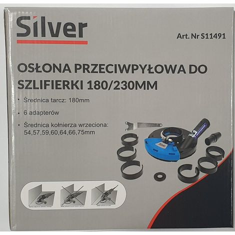 Staubschutzhaube für Schleifmaschine