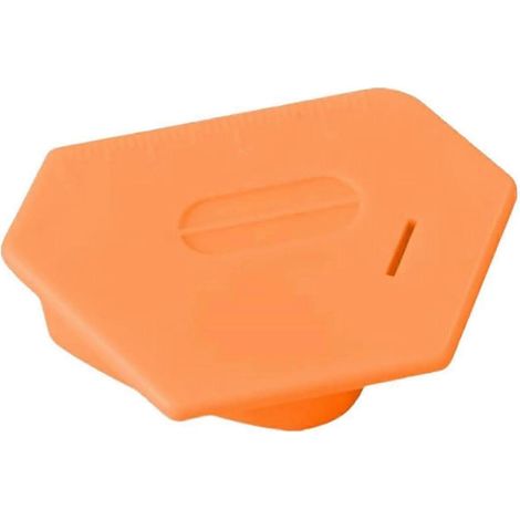 Guide de couture magnétique pour machine à coudre, guide de couture polygonal multifonctionnel avec graduation, orange, 1 pièce (1/5)