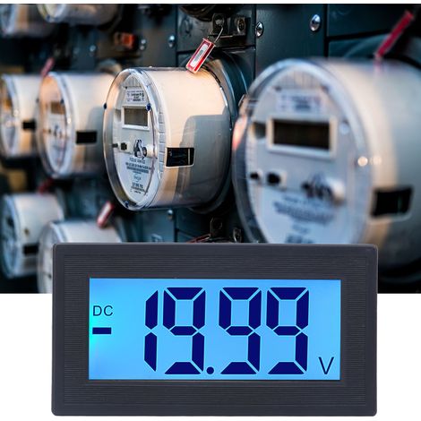 Digitales Gleichspannungsmessgerät YB5135DB mit LCD-Anzeige, Spannungsmesser, Netzteil für Wechselstrom 100–240 V, Gleichstrom 0–20 V (1/5)