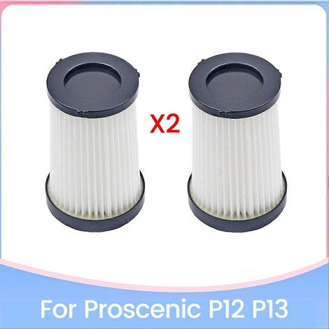 Lot de 2 cartouches filtrantes de rechange pour aspirateur Proscenic P12 P13 - Pièces détachées pour un nettoyage domestique efficace
