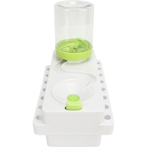 Lave-brosse en plastique avec tuyau de drainage pour salles de classe, extérieur, blanc et vert