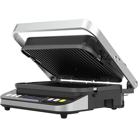 Grill électrique AENO EG1 2000 W, 3 modes, minuterie, 320 x 220 cm, noir (1/5)
