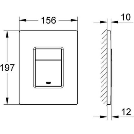 Grohe Skate Cosmopolitan Plaque de commande (38732DL0) (1/2)