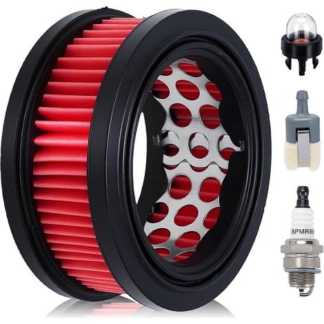 Kit de réglage du filtre à air Bluezoo CS400 pour tronçonneuses Echo CS-400, CS-370, CS370, CS370F, CS400F et CS420ES (pièces détachées 13030039730) avec poire d'amorçage, carburant et bougie d'alluma (1/5)