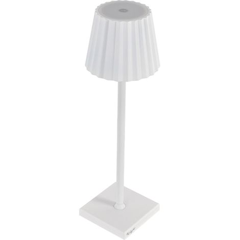 Lampada da Tavolo 38x10x10 cm in Alluminio Luce Bianca Calda K-ligth Nero (1/2)