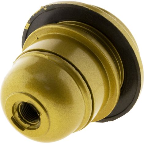 Zenitech – Douille E27 avec bague dorée – Conçue en thermoplastique – Tension 250V – Courant 4A pour installation éclairage pro