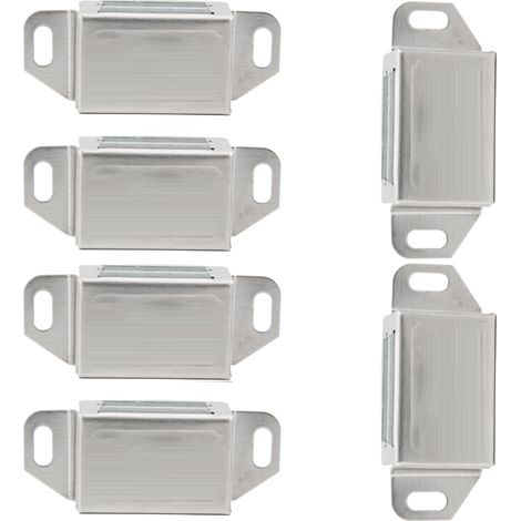 Portes d'armoires en acier inoxydable, armoires à chaussures et armoires de cuisine - contact magnétique puissant - vendues par lots de 36. (1/5)