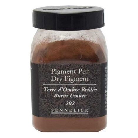 Pigment en poudre - SENNELIER - Terre d'ombre brûlée - pot 140 g - pigment pur - haute qualité (1/3)