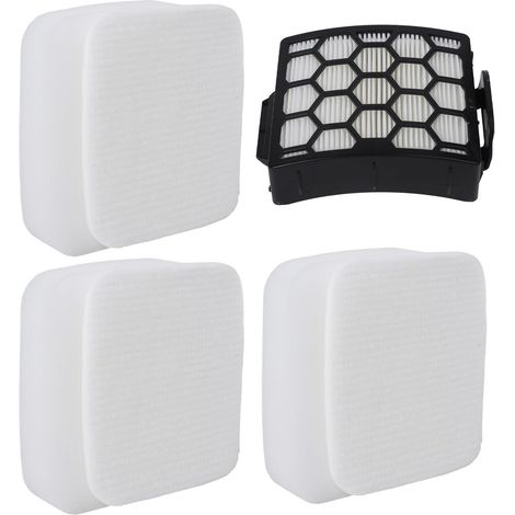 Paquete de 6/4 filtros compatibles con Shark LA300 NV602UK NV702UKT para aspiradora Mellbree, paquete de 6/4 piezas (B) (1/5)