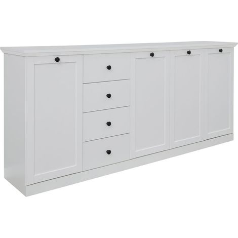 Brax Buffet 4 portes et 4 tiroirs, blanc. (1/5)