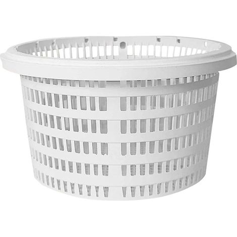 Panier Skimmer Piscine, Panier De Remplacement Pour Skimmer De Piscine 19 Cm, Panier Rond Pour Skimmer De Piscine Pour Filtre Les Feuilles, L'herbe, Les Cheveux, L'écume, Etc. (1914.511CM) (1/4)