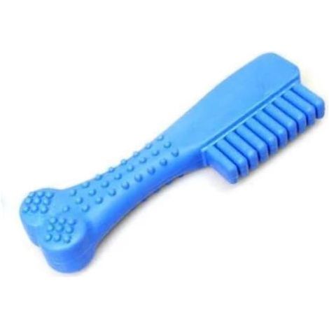 Kauspielzeug für Haustiere - Weiches, kaubeständiges Gummispielzeug - Geeignet für Katzen und Hunde - Kammform (13 cm) (1/5)