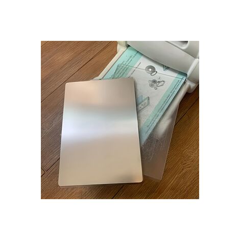 5 plaques de coupe acier 0,5 mm – Adaptateurs pour machine à embosser – Idéal pour carte, cuir ou papier (1/5)