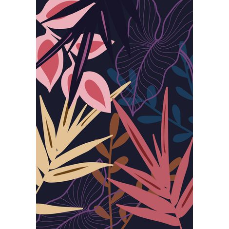 Papier peint panoramique - Tropical - 130 cm x 190 cm (1/2)